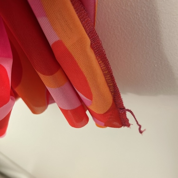 Solid & Striped The Garcelle Printed Mesh Size Dress Size L NWT - Picture 9 of 11